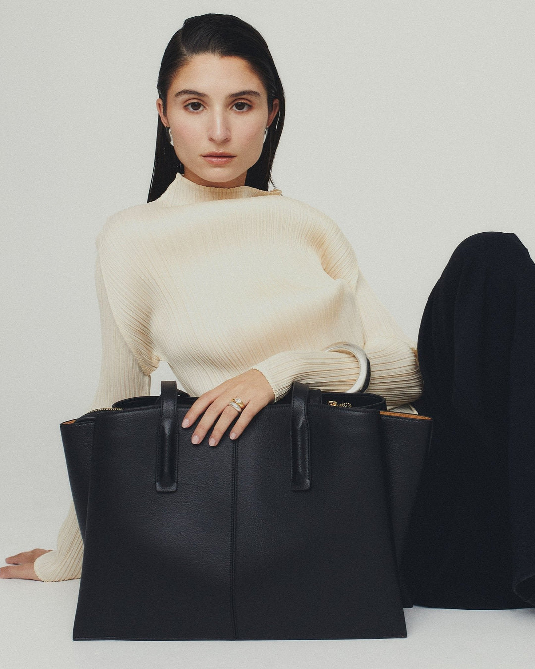 Borsa da Lavoro Elegante Nera