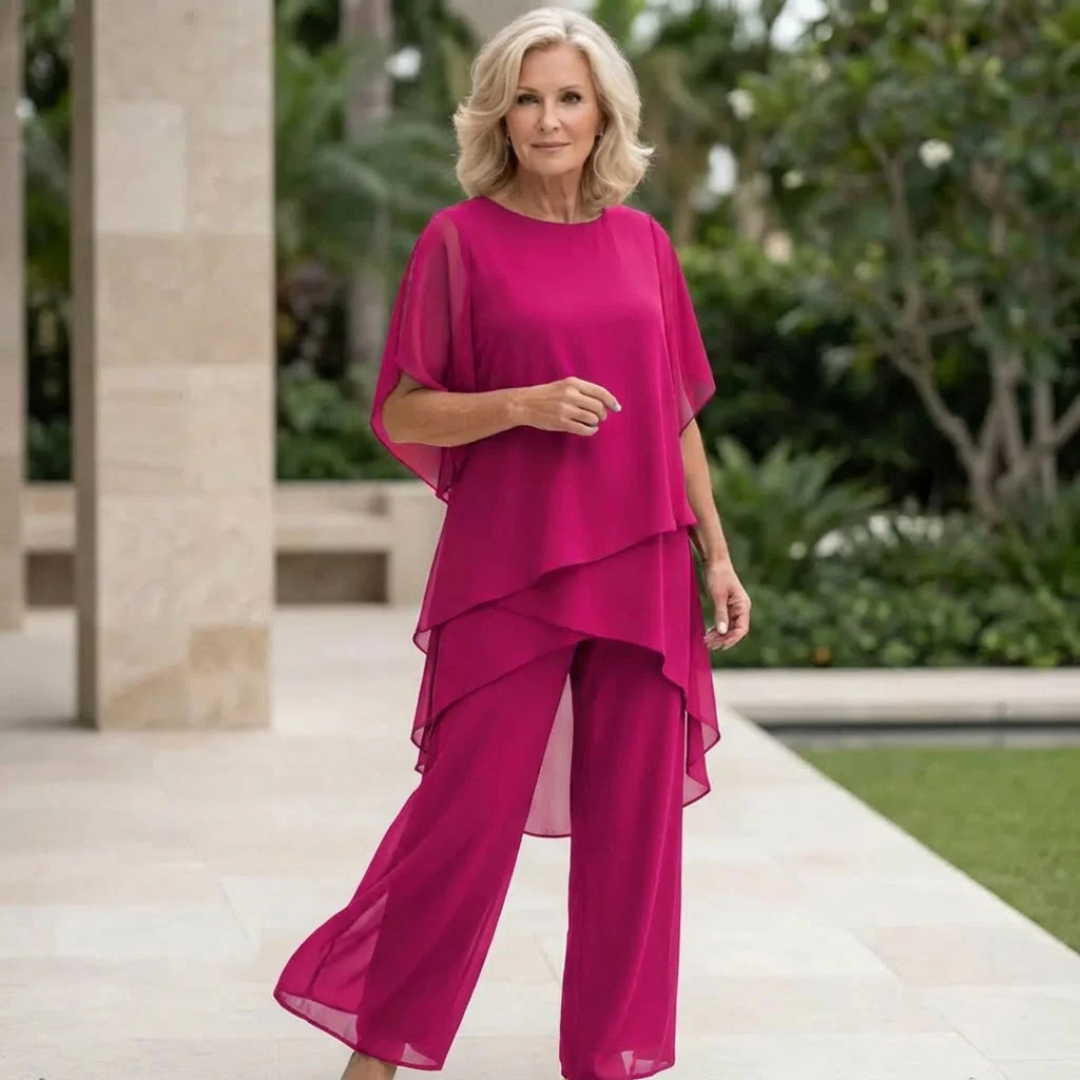Completo Pantalone con Top a Veli
