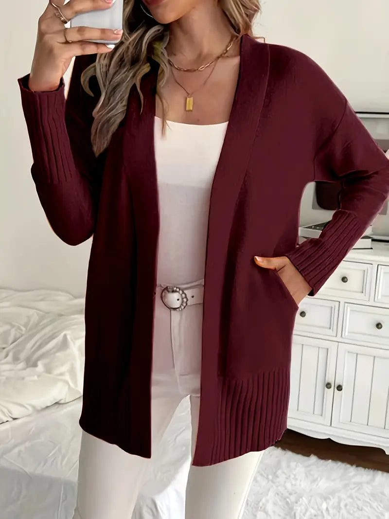 Cardigan Lungo dal Taglio Morbido