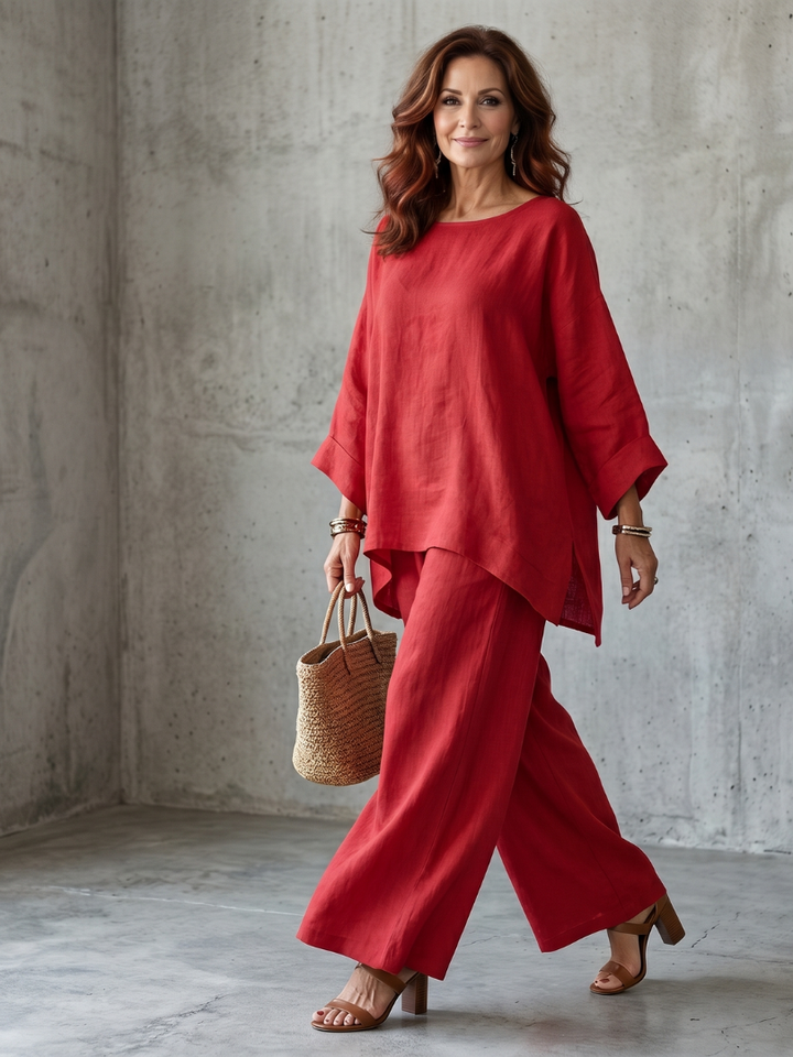 Completo Tunica e Pantalone Largo