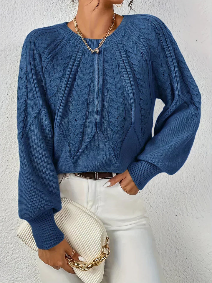 Maglione Lavorato a Trecce