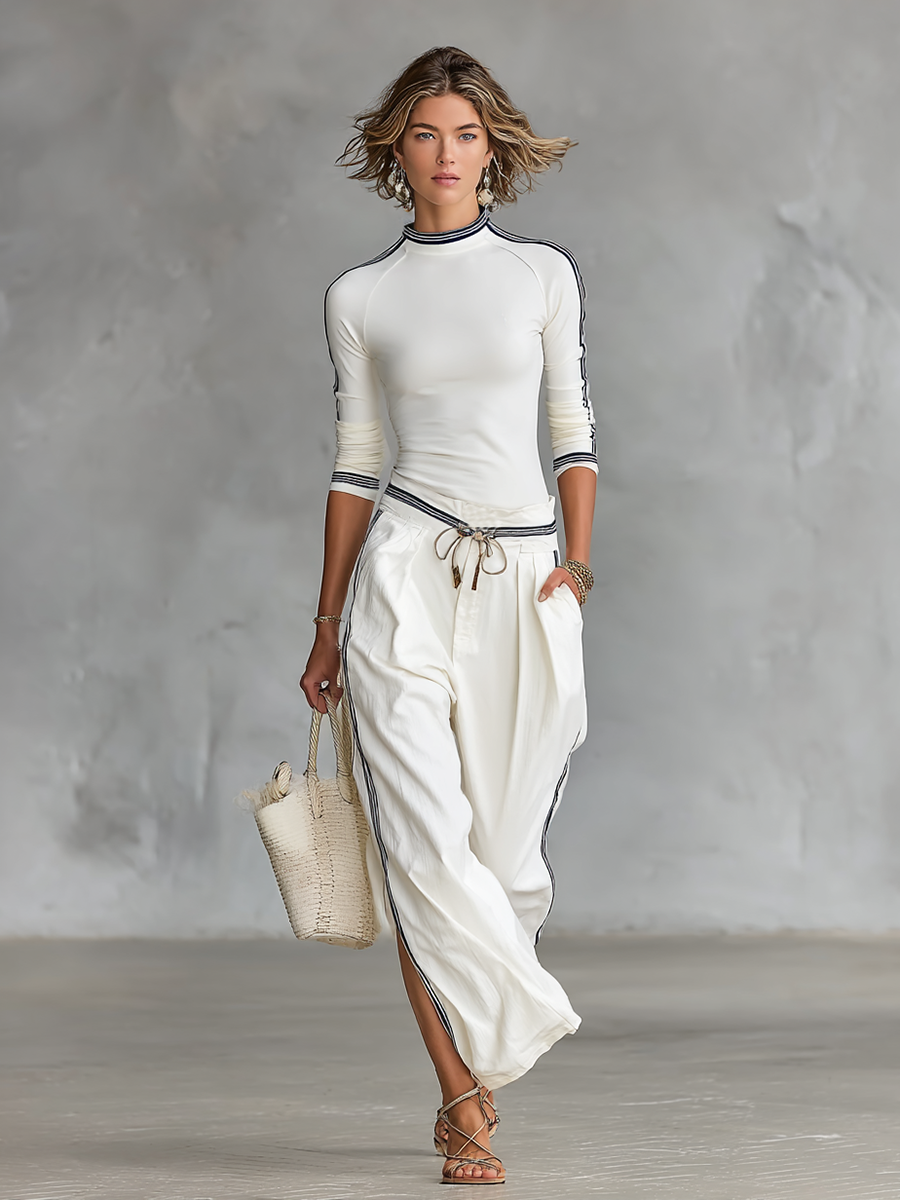 Completo Coordinato con Pantalone Largo