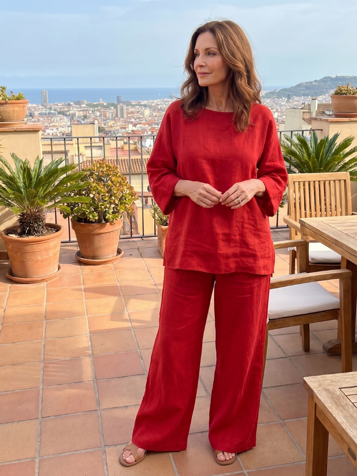 Completo Tunica e Pantalone Largo