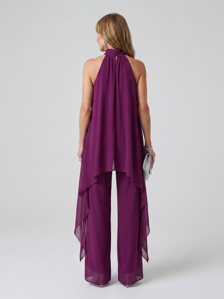 Completo Pantalone con Tunica Viola