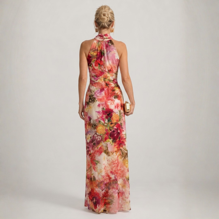 Abito Halter a Fantasia Floreale