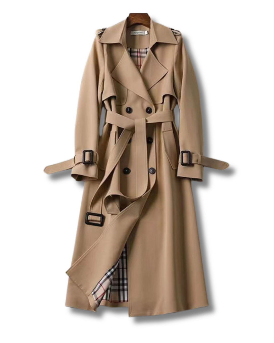 Cappotto Trench Classico Beige