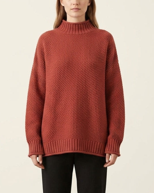 Maglione a Dolcevita Ampio