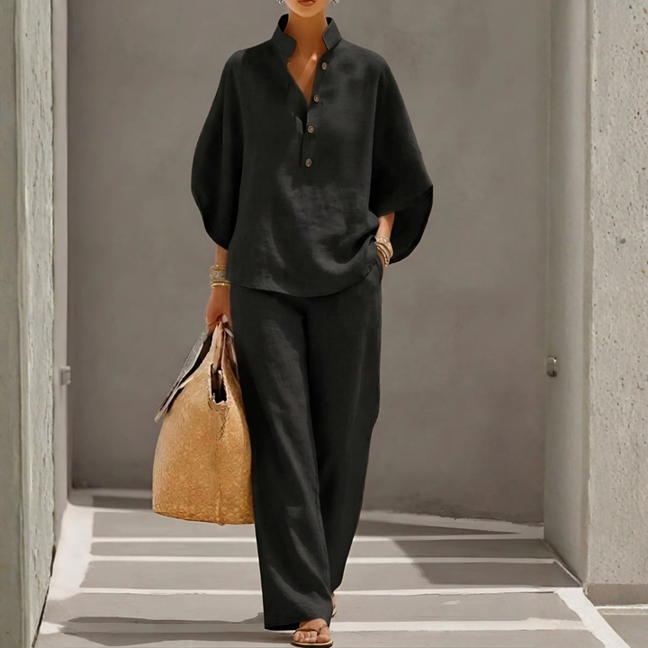 Completo con Blusa Kimono e Pantalone
