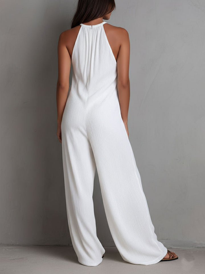 Completo Pantalone Scollo Drappeggiato