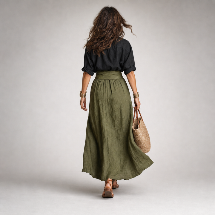 Completo Camicia e Gonna Midi