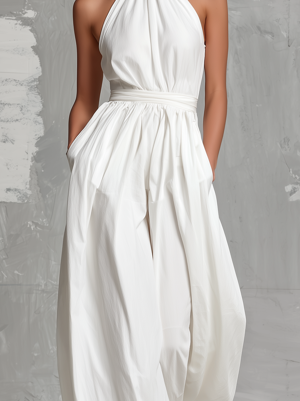 Completo Elegante con Top Halter