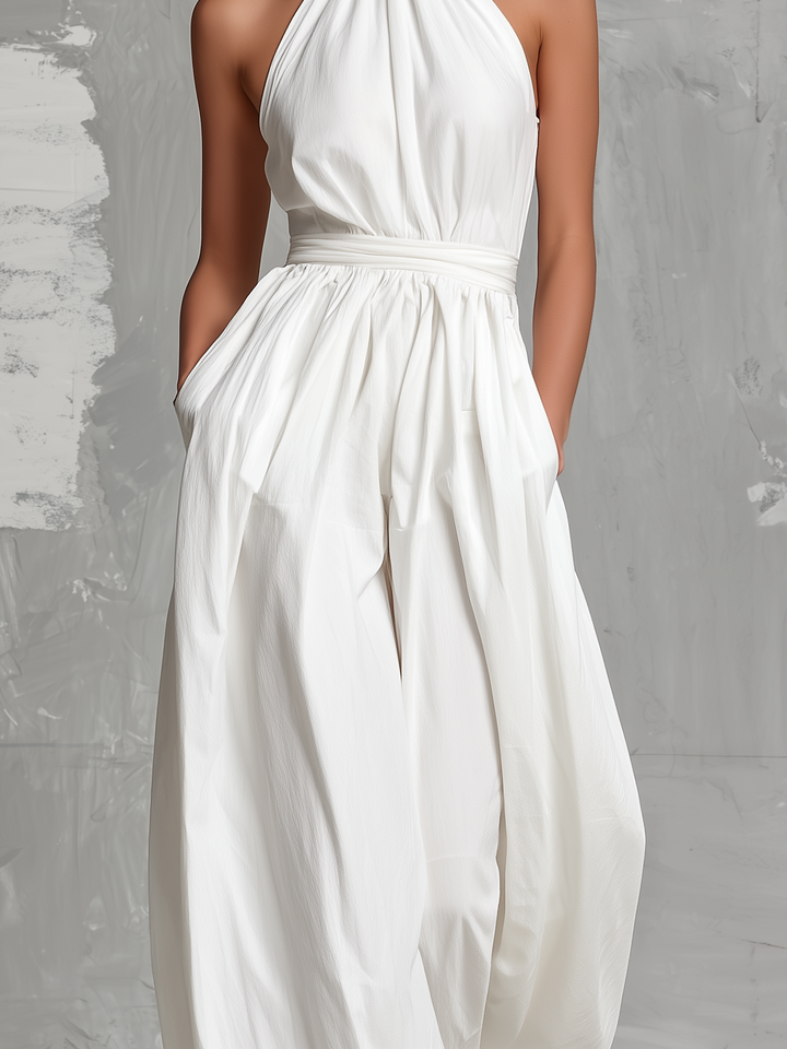Completo Elegante con Top Halter