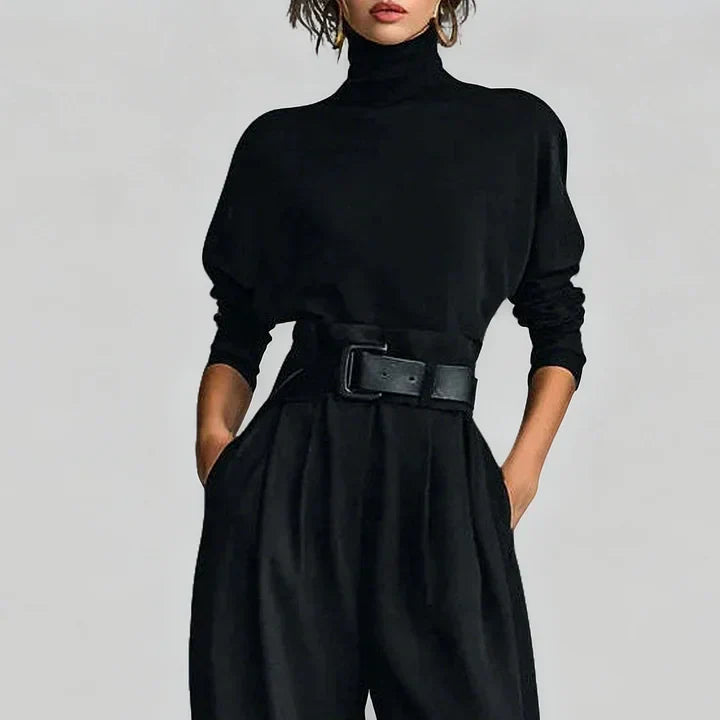 Completo Pantalone a Collo Alto