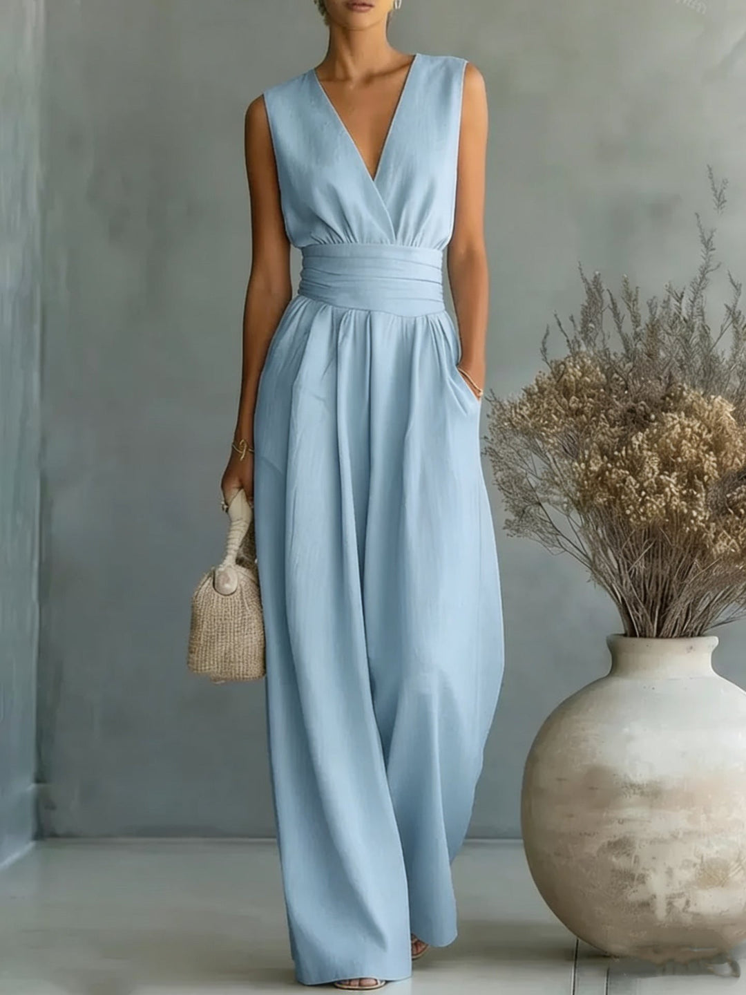 Completo Smanicato con Pantalone Largo