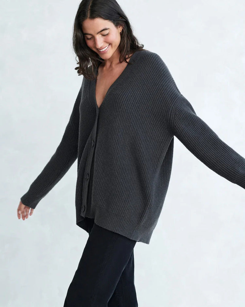 Cardigan Ampio Taglio Rilassato