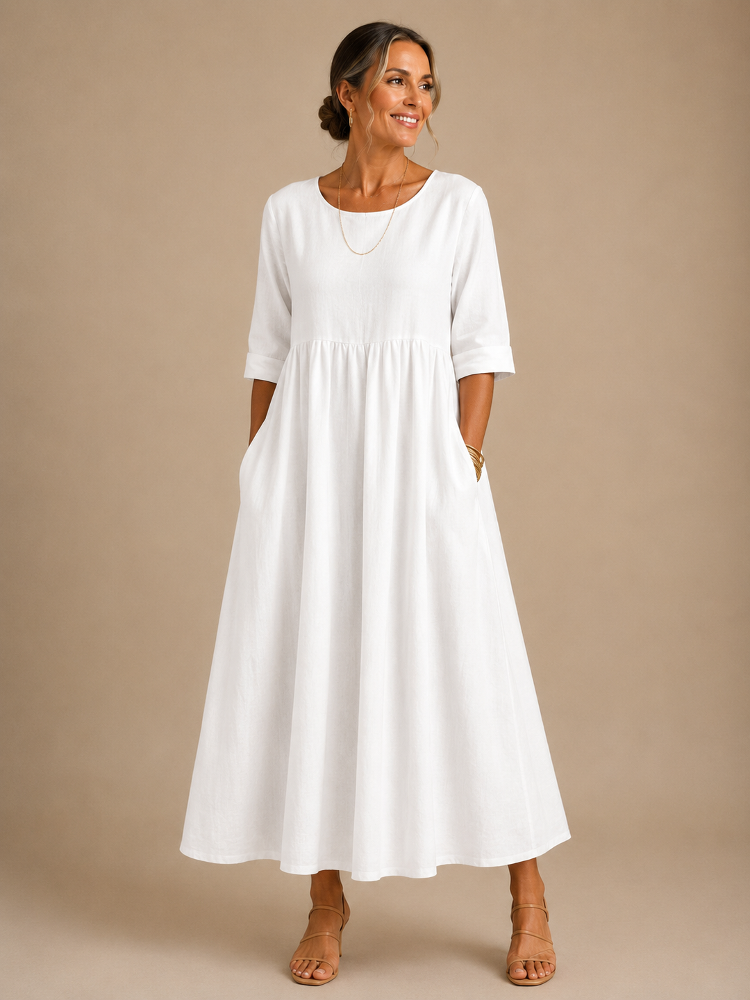 Abito Maxi Stile Impero