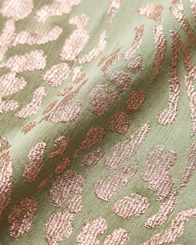 Abito Midi Animalier con Nodo