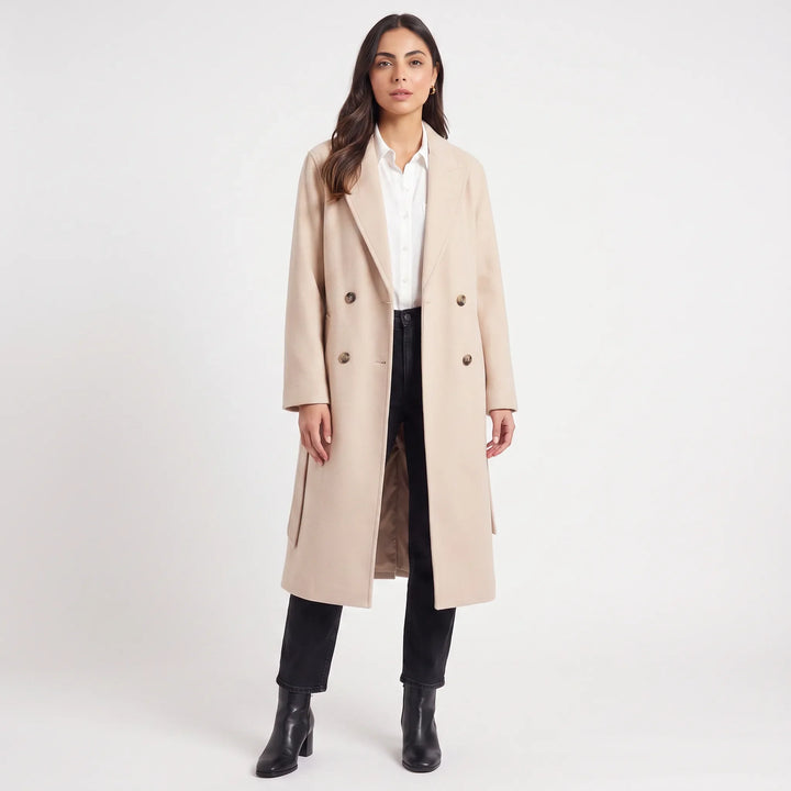Cappotto Lungo dal Taglio Dritto