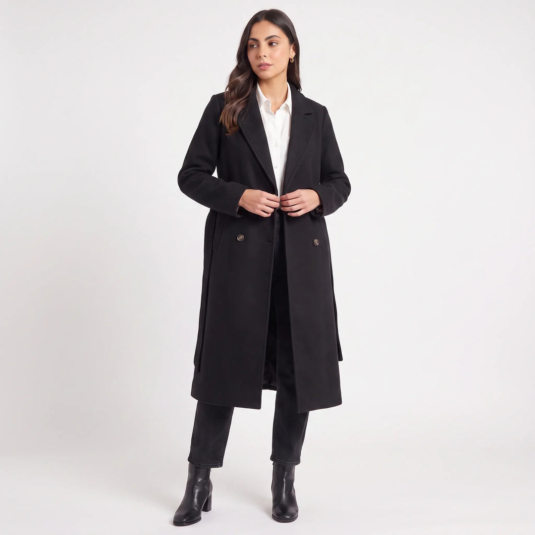 Cappotto Lungo dal Taglio Dritto