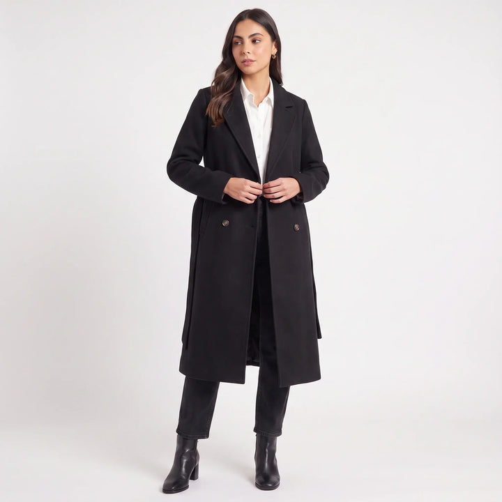 Cappotto Lungo dal Taglio Dritto