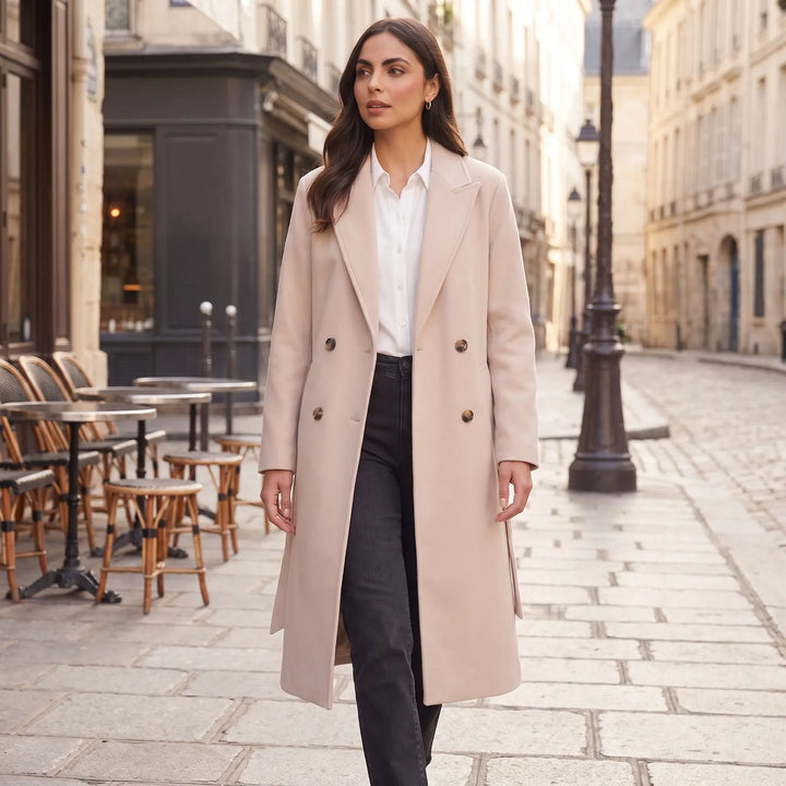 Cappotto Lungo dal Taglio Dritto