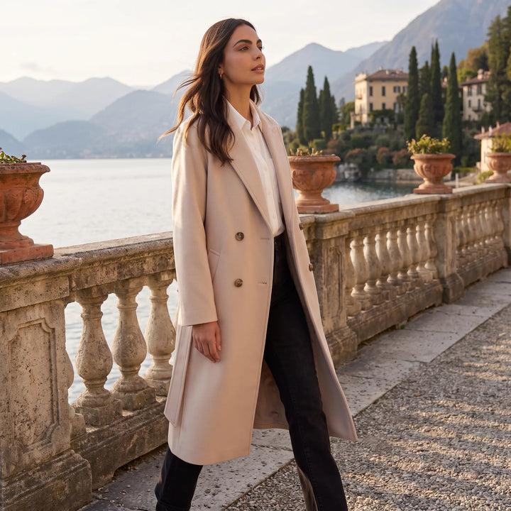Cappotto Lungo dal Taglio Dritto
