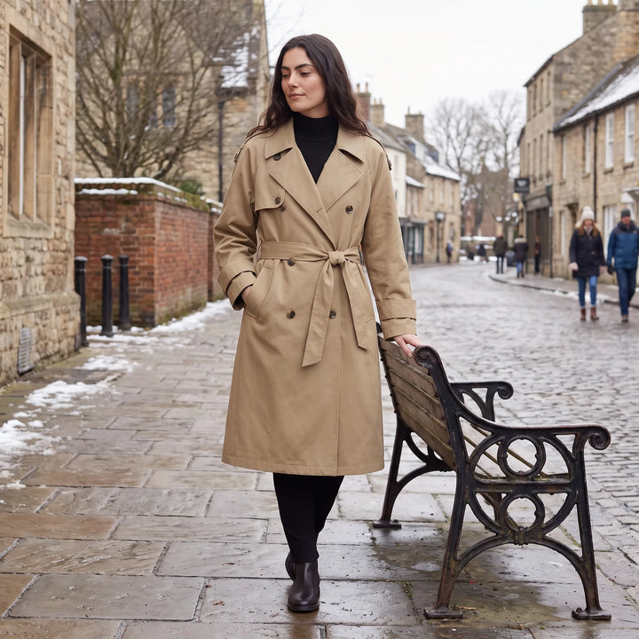 Cappotto Classico con Cintura