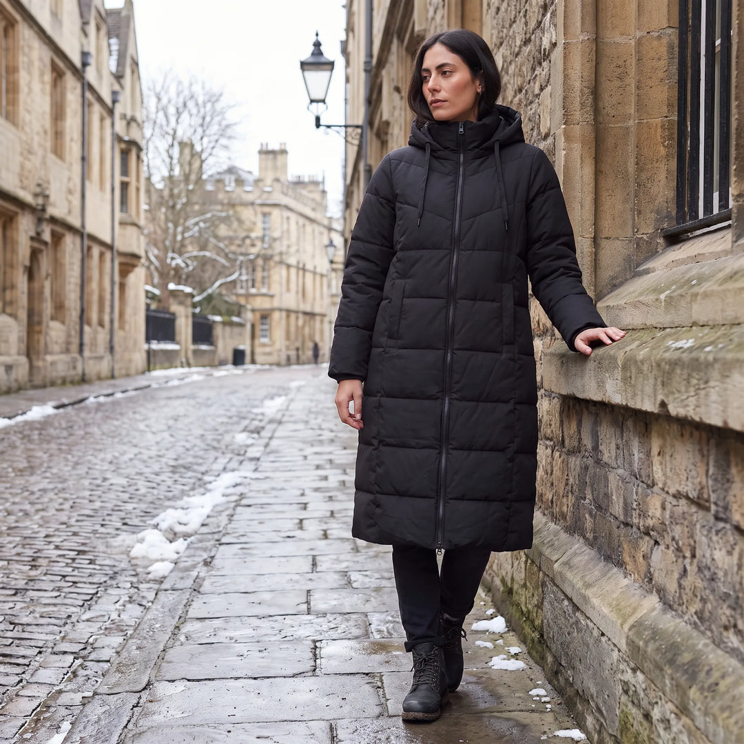 Cappotto Lungo Trapuntato