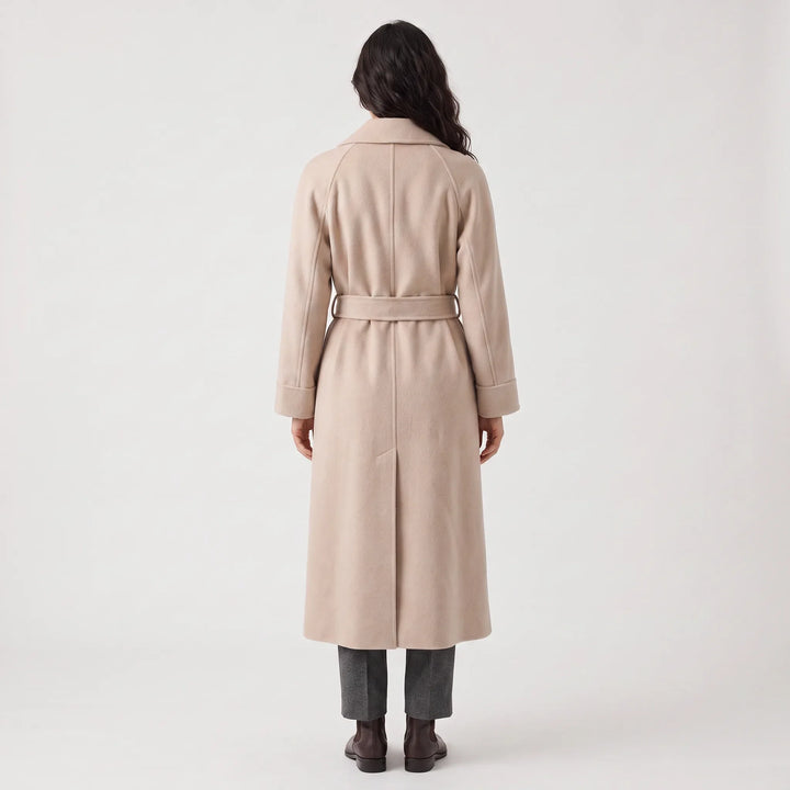Cappotto Avvolgente con Cintura