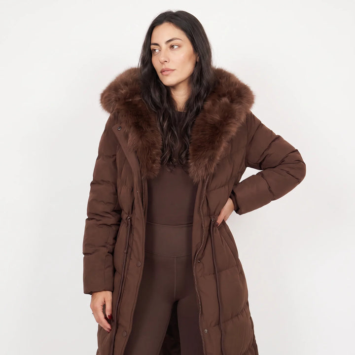 Cappotto Trapuntato con Cappuccio