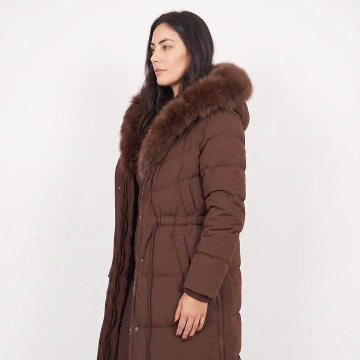 Cappotto Trapuntato con Cappuccio