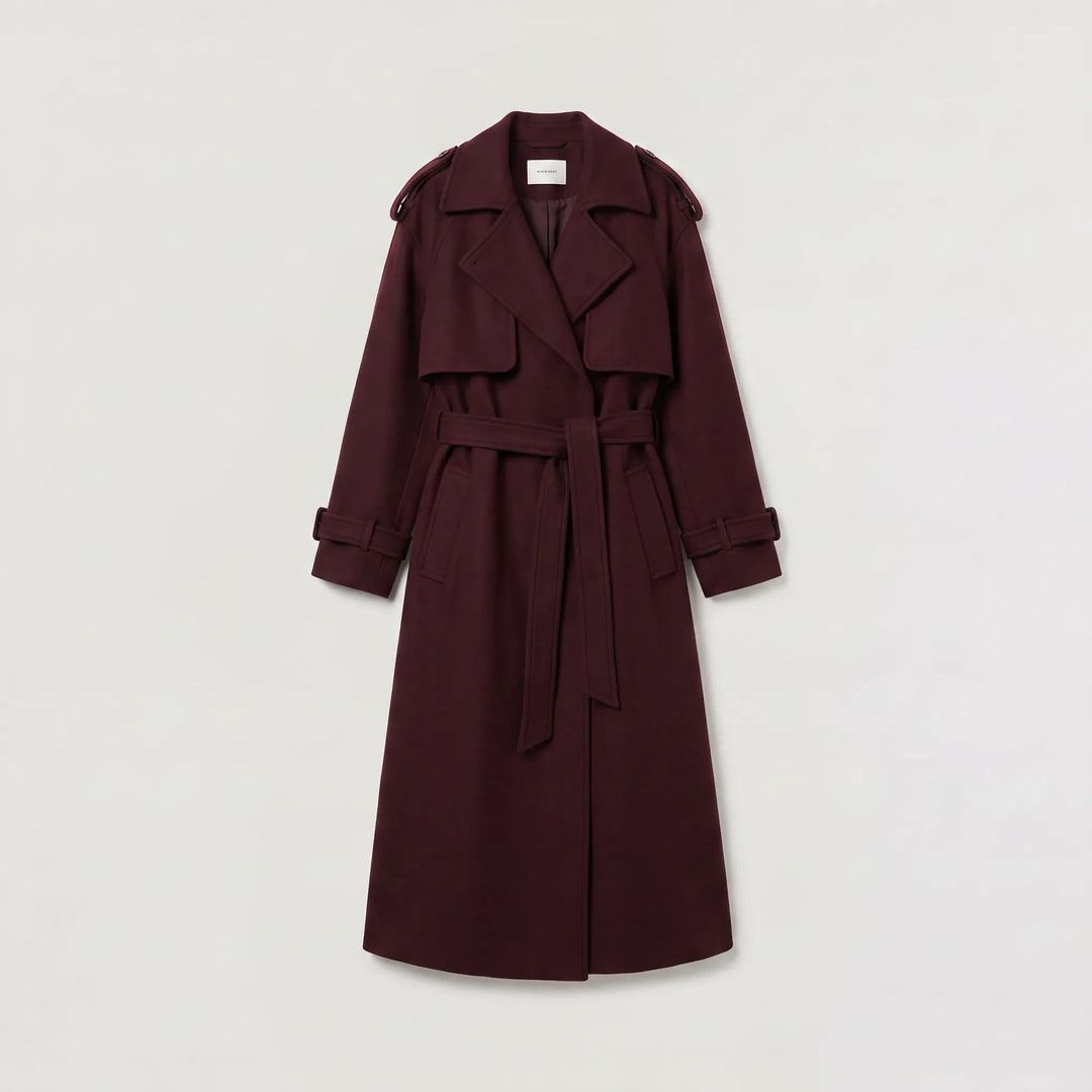 Cappotto Stile Trench con Cintura