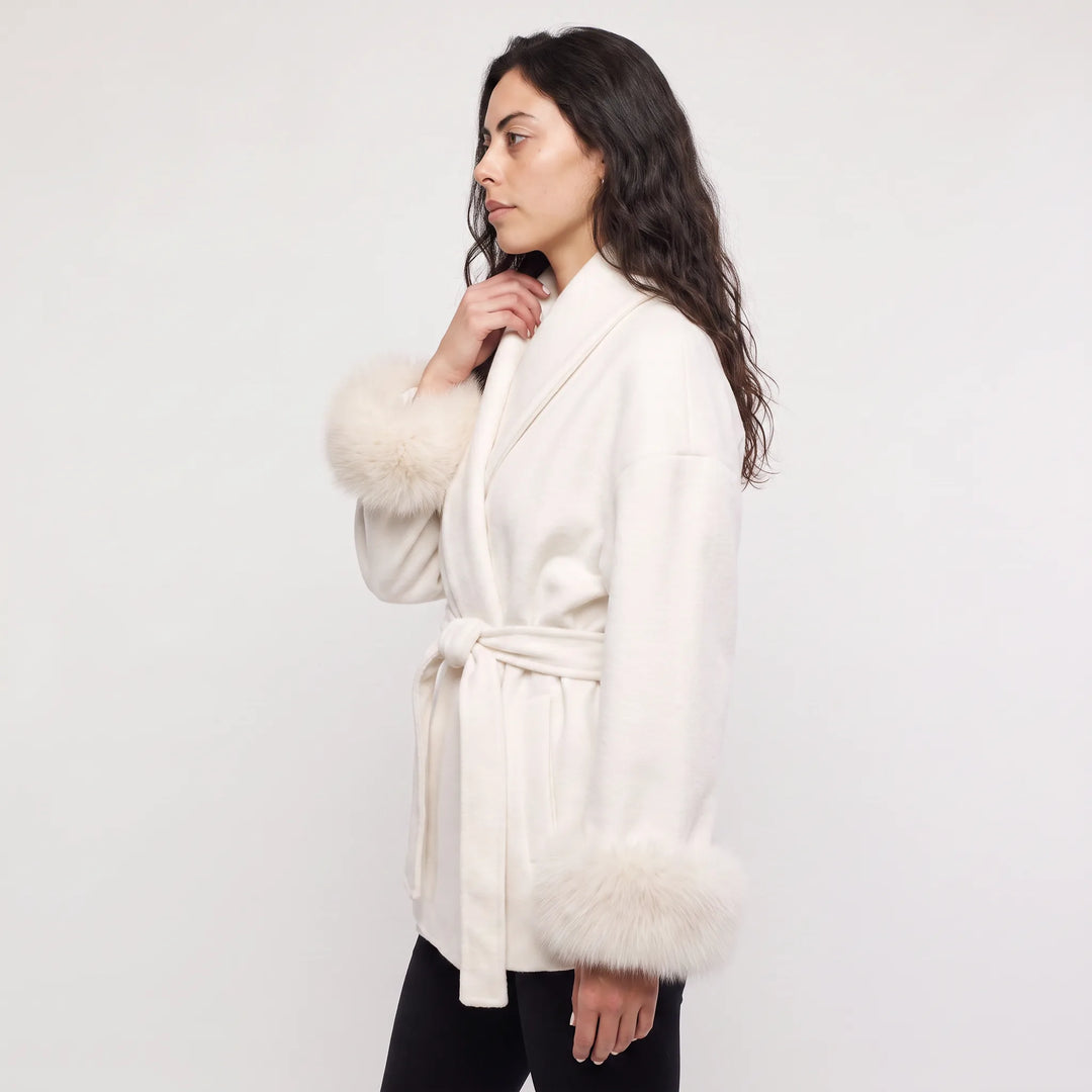Cappotto con Polsini Morbidi