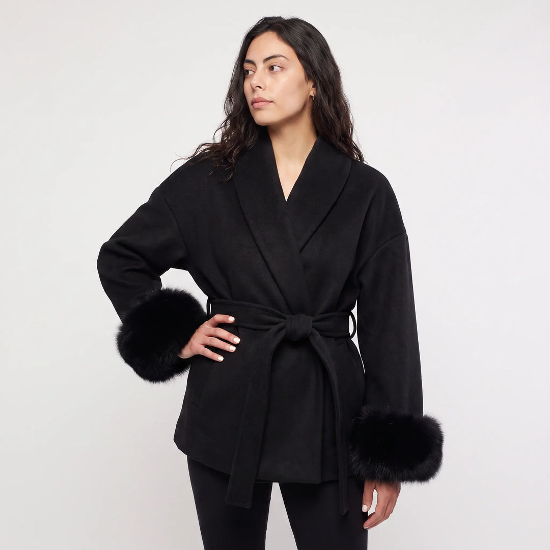 Cappotto con Polsini Morbidi