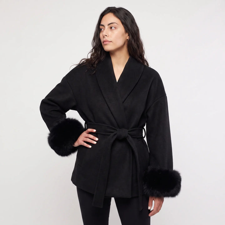 Cappotto con Polsini Morbidi