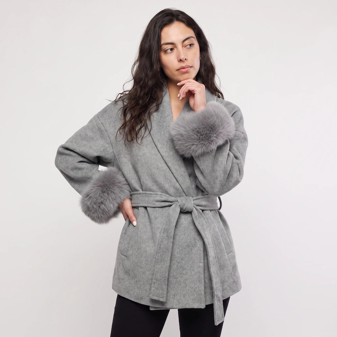 Cappotto con Polsini Morbidi