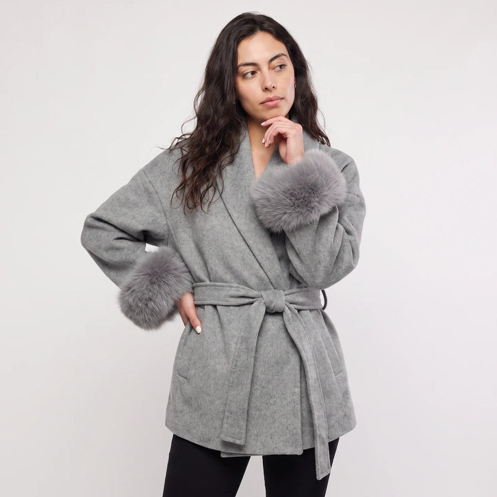 Cappotto con Polsini Morbidi