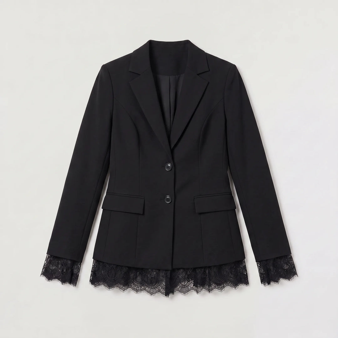 Giacca Sartoriale con Bordo Decorato