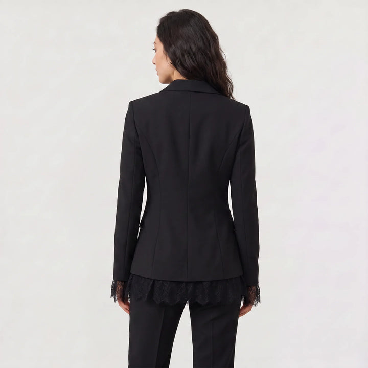 Giacca Sartoriale con Bordo Decorato