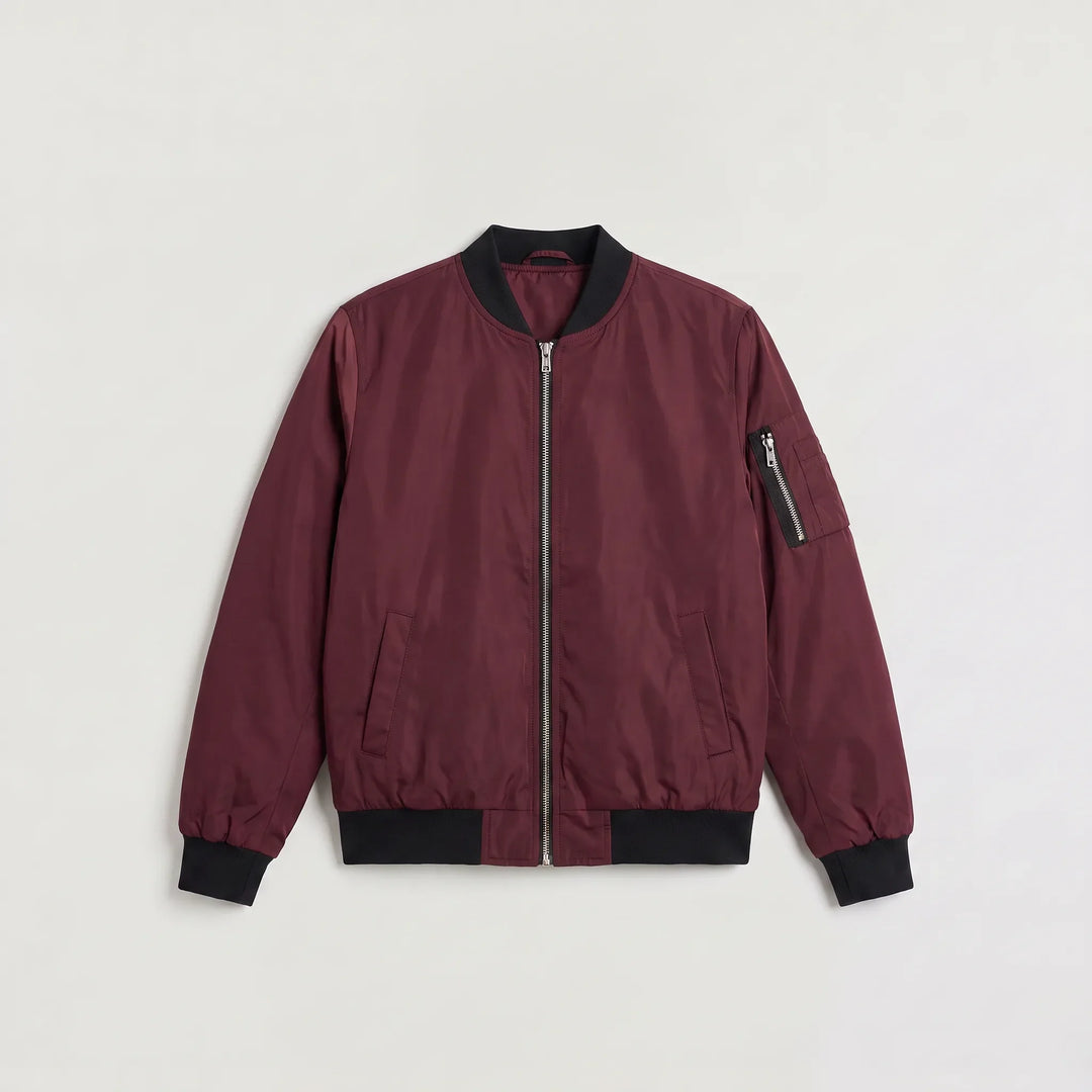 Giacca Stile College con Zip
