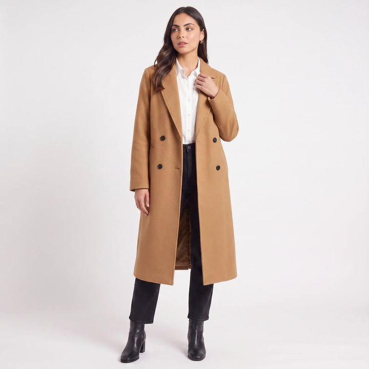 Cappotto Lungo dal Taglio Dritto