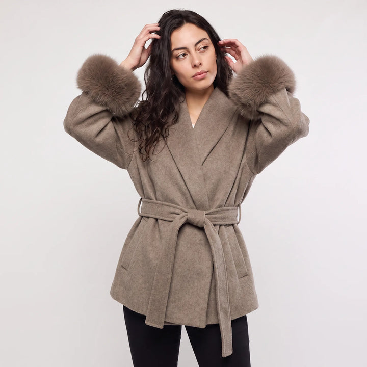 Cappotto con Polsini Morbidi