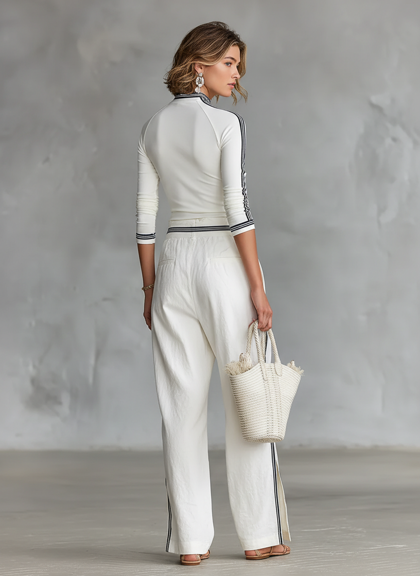 Completo Coordinato con Pantalone Largo