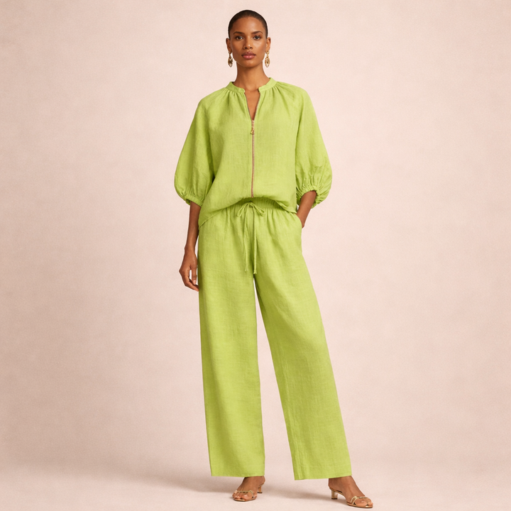 Completo con Blusa a Cerniera