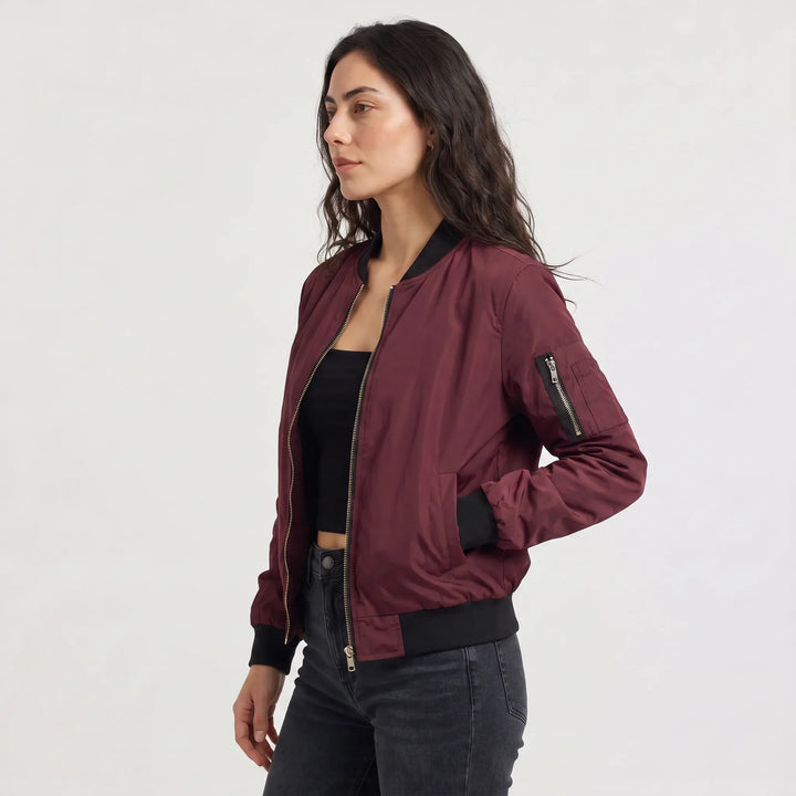 Giacca Stile College con Zip
