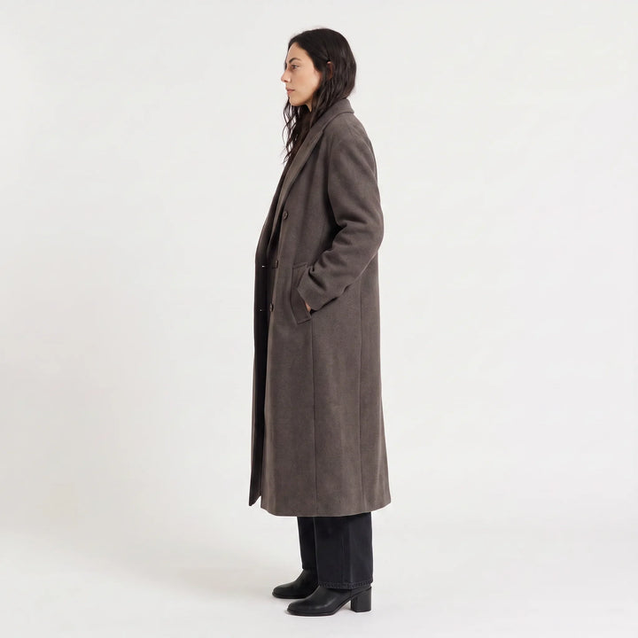 Cappotto Ampio a Doppio Petto