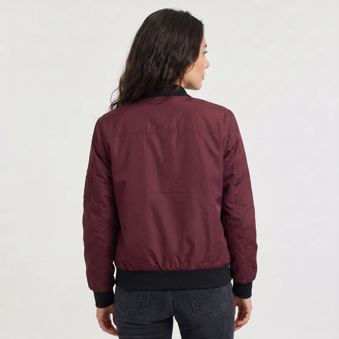 Giacca Stile College con Zip