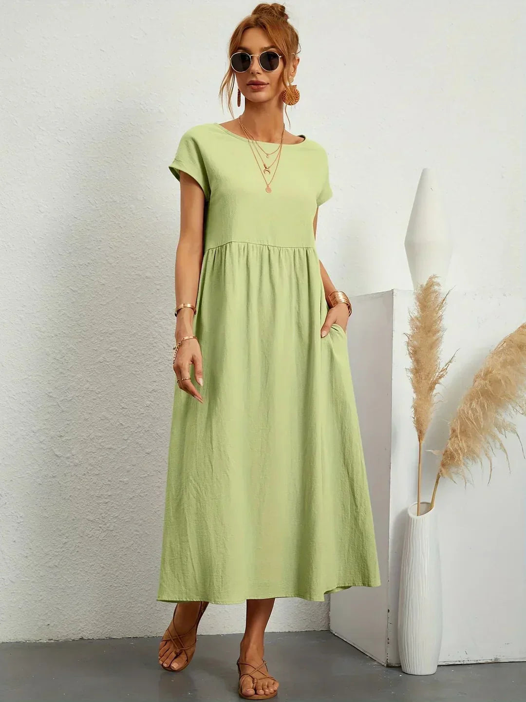Abito Midi Stile Impero