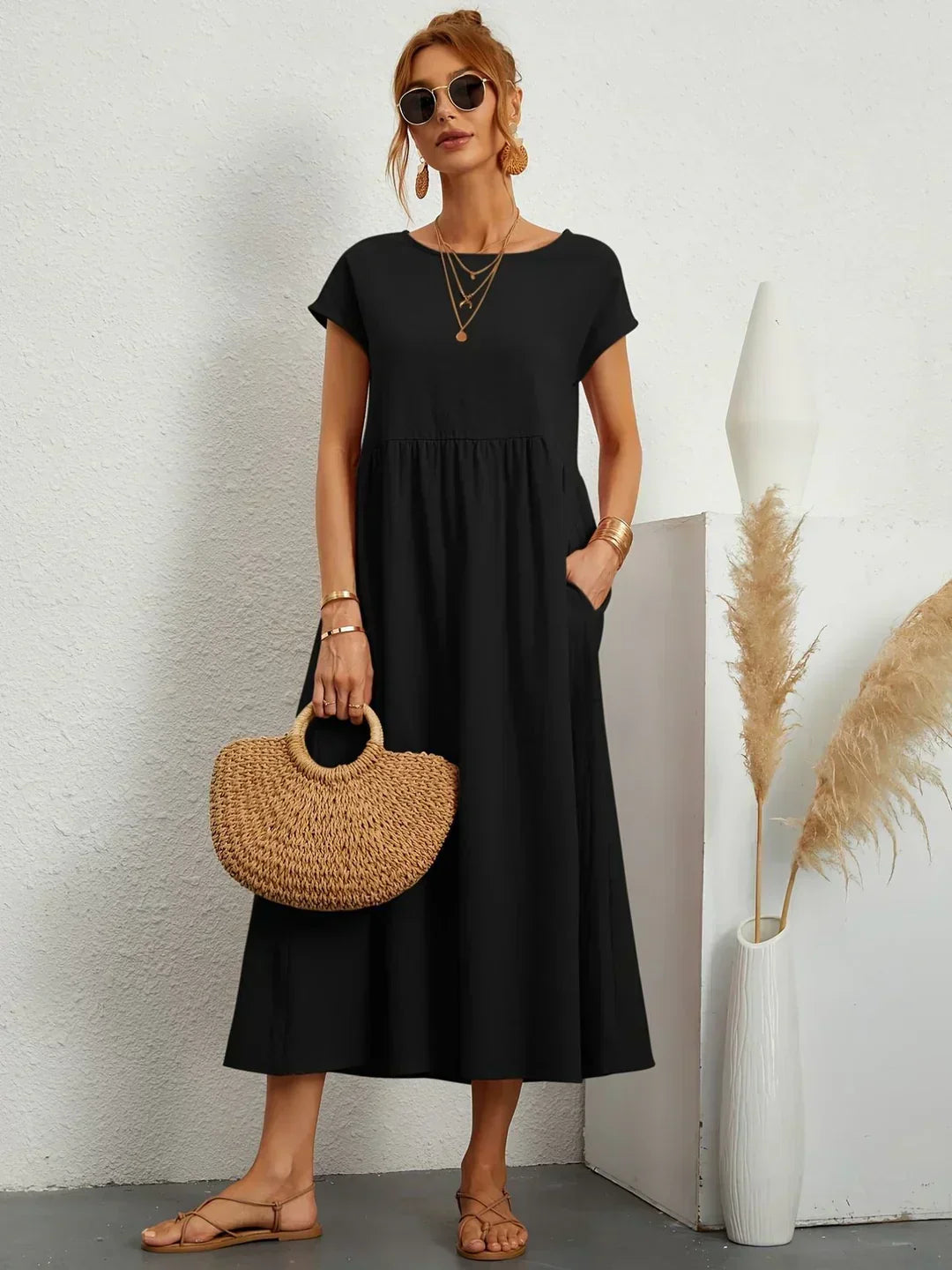 Abito Midi Stile Impero