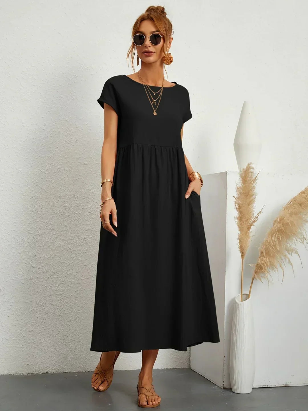 Abito Midi Stile Impero